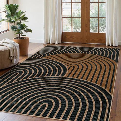 Vista 15 de Lahome Alfombras de exterior arcoíris para puerta delantera, 2 x 3, pequeñas alfombras de cocina lavables, alfombra neutral de granja