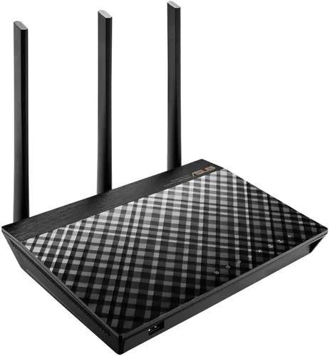 Vista 5 de ASUS, RT-ACRH13, banda dual 2 x 2, AC1300, 4 puertos Wifi, router Gigabit con USB 3.0, Negro