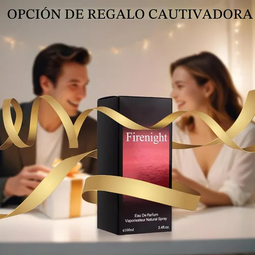 Vista 7 de Firenight - Eau De Parfum para hombre, 3.4 onzas líquidas, notas altas de flor de nuez moscada, lavanda, cedro, manzanilla, naranja mandarina