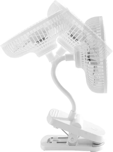 Vista 8 de Homyl Clip on Fan, 4 Speeds Small Fan with Strong, Clip & Desk Fan USB Plug in with Sturdy Clamp - Quiet Operation for Office Dorm Bedroom Stroller