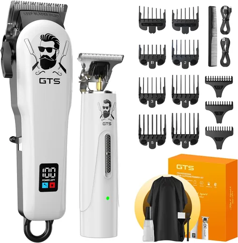 GTSPro Cortapelos para Hombres, Juego de Cortapelos y Recortadoras, Cortapelos de Barbero, Recortadora de Cabello Eléctrica con Caja, Regalos para