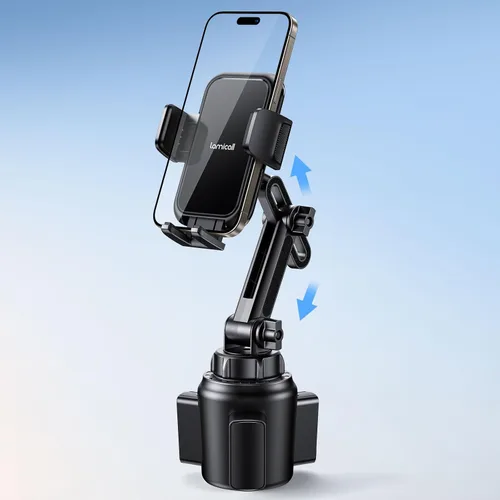 Vista 8 de Lamicall Soportes de teléfono para tu coche – [Compatible con fundas gruesas] Soporte universal ajustable para teléfono celular para camión, carrito