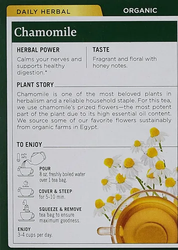 Vista 5 de Traditional Medicinals - Té de hierbas orgánico de manzanilla, 16