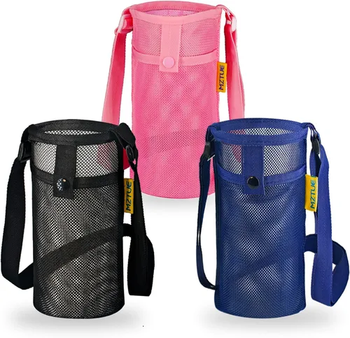Vista 8 de Water Bottle Holder with Strap, Premium Water Bottle Carrier with Strap Easy Clean, Light Water Bottle Carrier Bag, Water Bottle Holder with Pocket