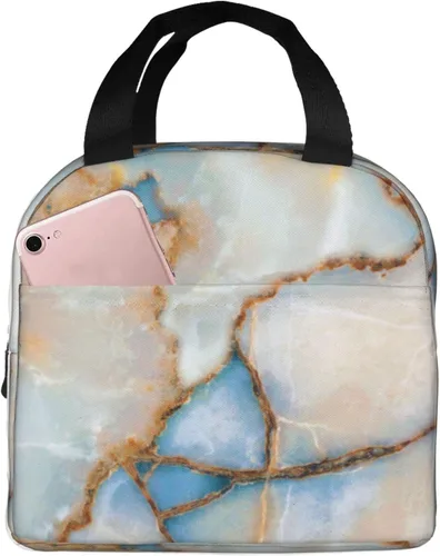 Vista 25 de Fiokroo Bolsa de almuerzo aislada con aislamiento para niñas afroamericanas, reutilizable, impermeable, bolsa de almuerzo para escuela, trabajo