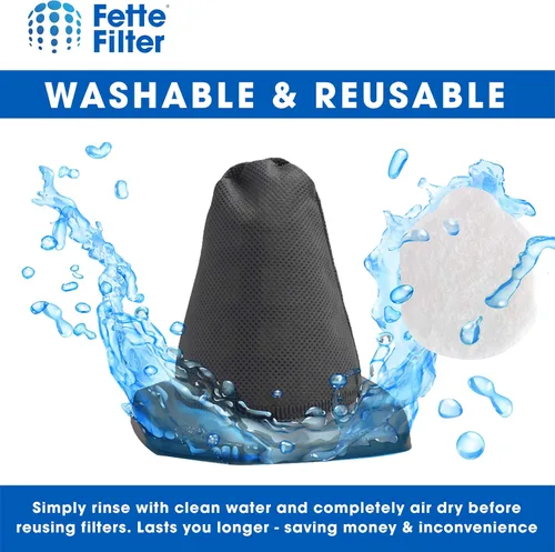 Vista 4 de Fette Filter - Juego de 2 filtros de vacío compatibles con aspiradoras de barra 3 en 1 Eureka NES210, NES212, NES215, NES215A. Comparado