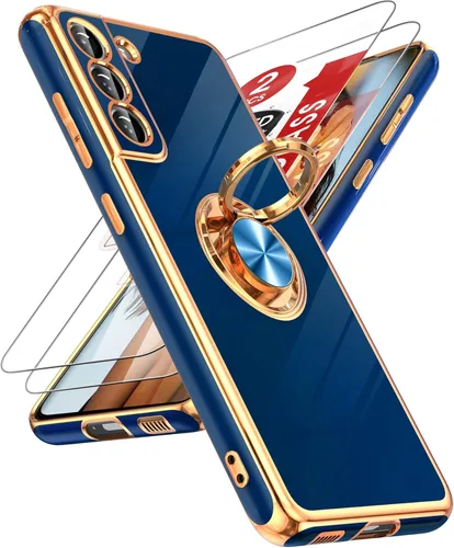 Vista 20 de LeYi Funda para iPhone XR: con Protector de Pantalla de Vidrio Templado [Paquete de 2] Soporte de Anillo Giratorio de 360°, Soporte Magnético