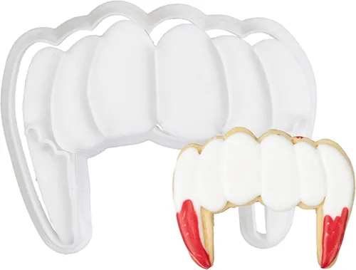 Vista 40 de Flycalf Cortadores de galletas de Halloween, formas de sombrero de bruja con sellos de émbolo, accesorios de horneado de ácido poliláctico