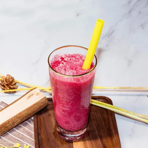 Vista 2 de Mcool Pajitas de silicona, 8 popotes rectos para batidos de 30 y 20 onzas, pajitas reutilizables extra largas para Yeti/Rtic/Ozark + 4 cepillos + 1