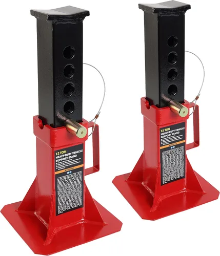 Vista 10 de Torin ATZ70006PB Soportes de Gato de Servicio Pesado: Soporte de Gato Estilo Pin con 2 Ruedas Giratorias y Mango, Soporte de Carro Fácilmente