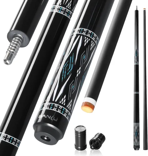 Banly Carbon Fiber Pool Cue Stick - 58" Professional Pool Sticks for Adults, 20-21 oz Professional Billiard Cue Sticks with 3/8 * 8 Joint and 12.5mm