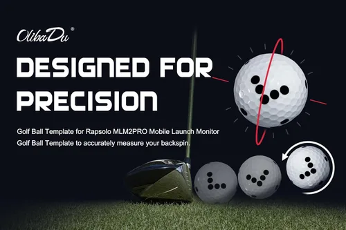 Vista 2 de Plantilla de marcador de pelota de golf para monitor de lanzamiento móvil Rapsodo MLM2PRO