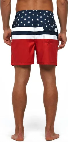 Vista 3 de SILKWORLD - Traje de baño deportivo para hombre, de secado rápido, con forro de malla y bolsillos.