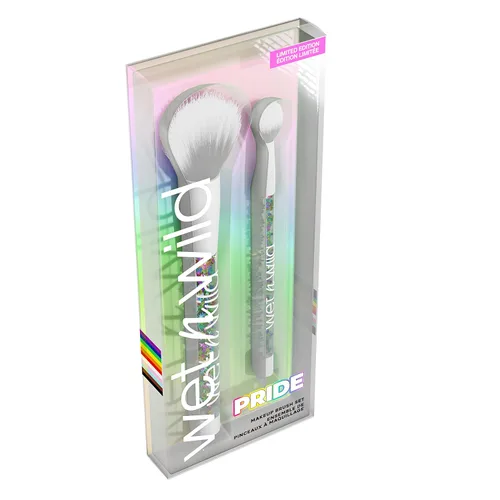 Vista 2 de wet n wild PRIDE - Kit de brochas de maquillaje, multiusos, para construir y mezclar, aplicación sin costuras, sin crueldad animal y cerdas suaves