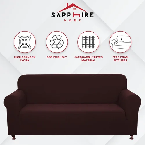 Vista 2 de Sapphire Home Juego de fundas de sofá y sofá biplaza de 2 piezas, fundas de sofá y sofá biplaza, ajuste elástico, sin arrugas, protector de muebles