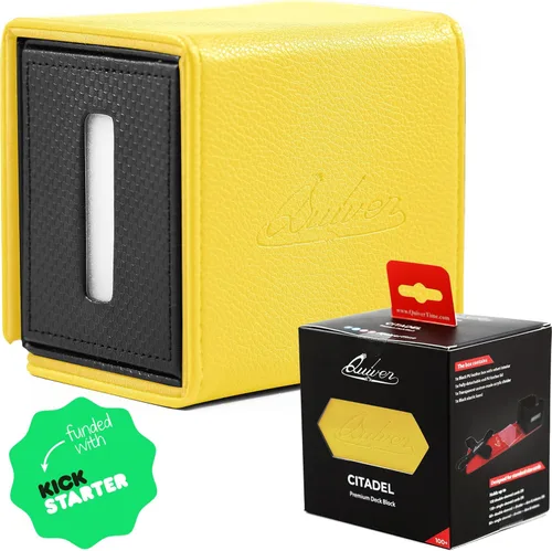 Vista 16 de Quiver Time Black Citadel Deck Block for Magic: the Gathering Cards - TCG 100+ Premium Commander Deck Box, caja de mazos MTG para tarjetas, dados