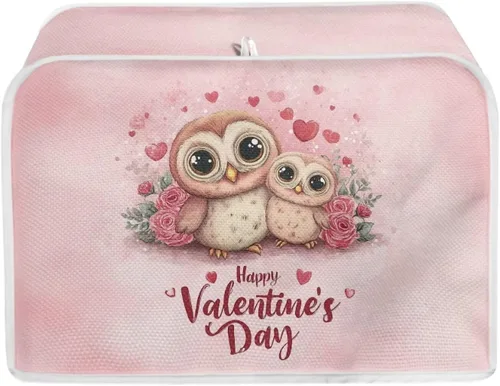 Vista 19 de Funda antipolvo para tostadora de pollo con estampado floral de gallo de 2 rebanadas, lavable, funda para hacer pan, antipolvo, cubiertas