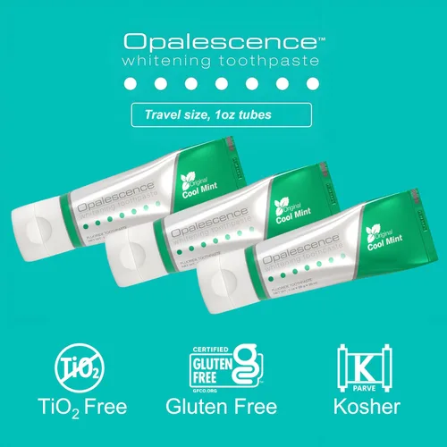 Vista 6 de Opalescence GO 15% (10 tratamientos) Bandejas blanqueadoras de dientes originales precargadas con pasta de dientes blanqueadora de viaje, 1.0 onzas