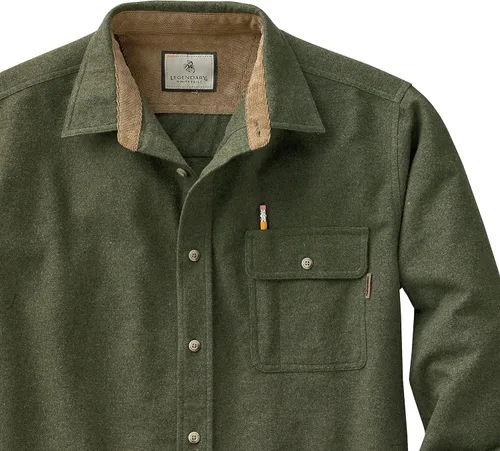 Vista 4 de Legendary Whitetails Men's Buck Camp Flannel Solid Shirt