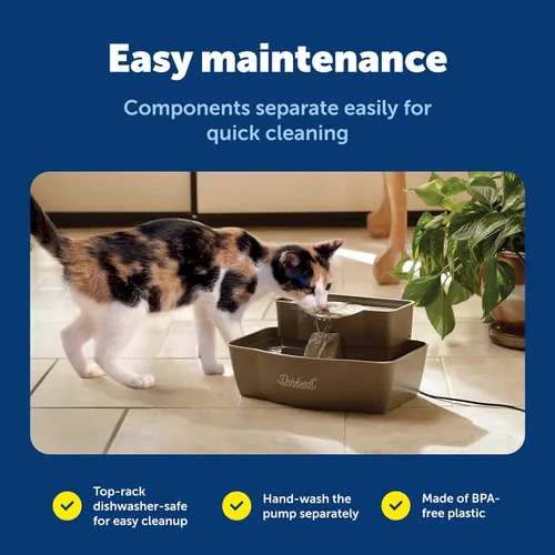 Vista 7 de Bebedero PetSafe fuente de agua de varios niveles para mascotas