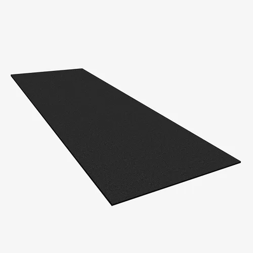 Vista 3 de Flooring Inc Rollo de goma resistente de 1/4 de pulgada Alfombrillas de goma reciclada flexible para gimnasio en casa Alfombrilla de goma