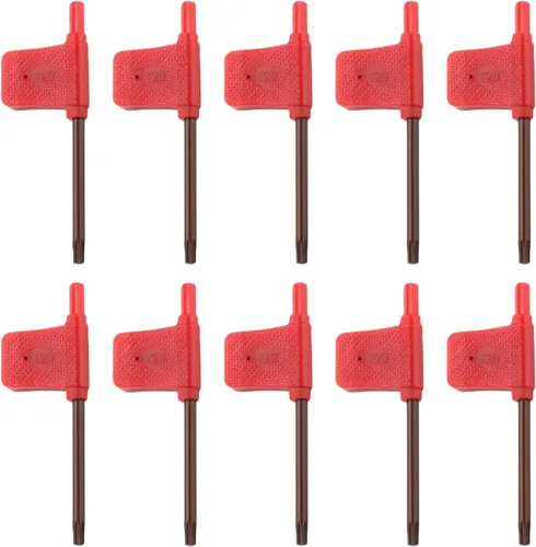 Vista 9 de Utoolmart Destornillador Torx, llave inglesa T8 S2 con mango de bandera de estrella, 10