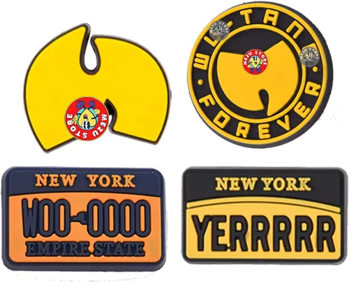 Vista 2 de 16 dijes de cocodrilo con estampado de flores adornos de decoración de zapatos geniales