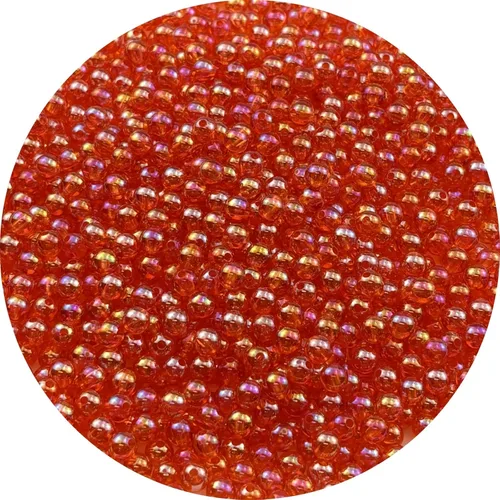 Vista 11 de 2000 cuentas redondas acrílicas de 0.157 pulgadas (0.157 in), cuentas espaciadoras de colores AB con agujero para bricolaje, pulseras, collares