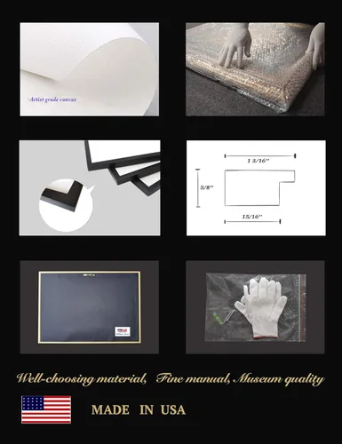 Vista 4 de ELITEART -Van Gogh (12x16, La noche estrellada)