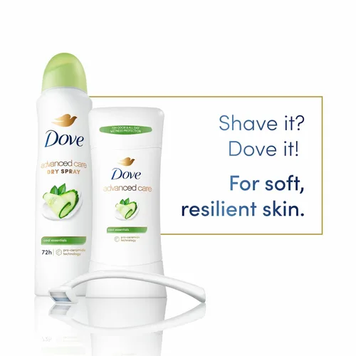 Vista 4 de Dove Advanced Care - Desodorante antitranspirante Cool Essentials, paquete de 4 unidades y Revive Twin Pack con control de olores de 72 horas