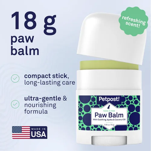 Vista 7 de Petpost Bálsamo para perros - Crema nutritiva que alivia la picazón y las patas secas del perro con ingredientes hidratantes - Aceite de coco