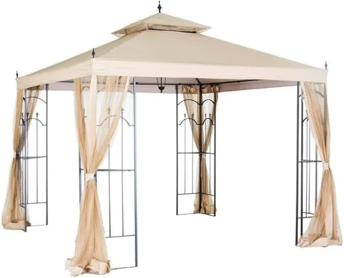 Vista 4 de Hampton Bay Toldo de repuesto para cenador de flecha de 10 pies x 10 pies