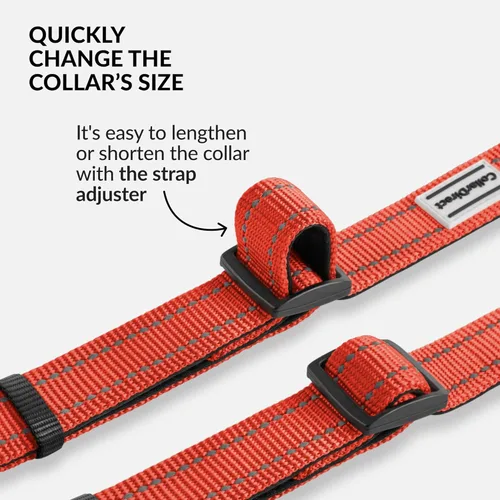 Vista 38 de CollarDirect Reflective Dog Collar for a Small, Medium, Large Dog or Puppy with a Quick Release Buckle - Boy and Girl - Nylon Suitable for Swimming