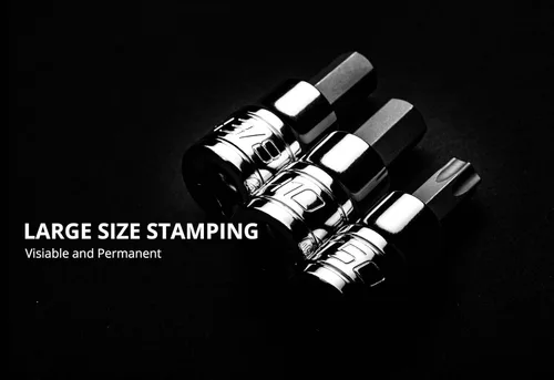 Vista 4 de Capri Tools XZN Juego de Puntas de Vaso con Estriado Cuadrado Triple, Métrico, 10 Piezas