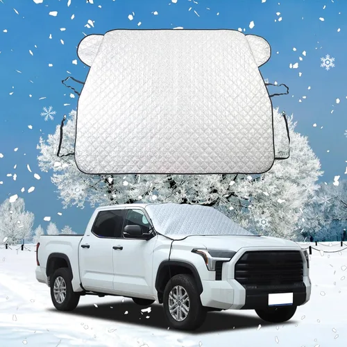 Vista 20 de Cubierta de nieve para parabrisas para Land Rover Discovery 5 2017-2025, cubierta de nieve para automóvil, parasol para parabrisas delantero