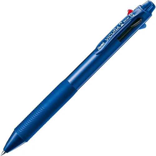 Vista 9 de Pentel Bolígrafo Vicuna, fino, negro, rojo, azul, verde, rojo (BXC47B)
