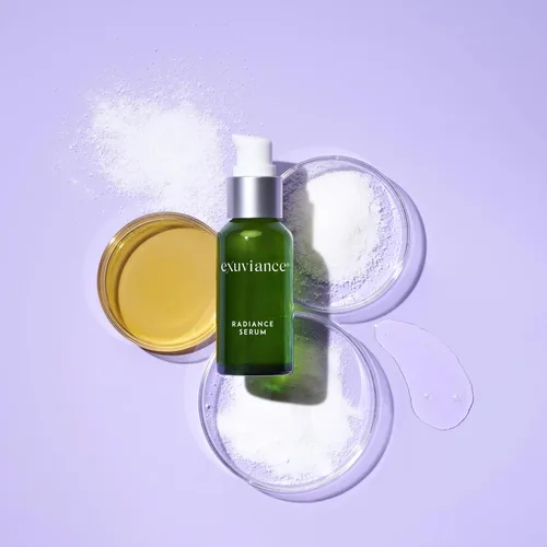 Vista 8 de EXUVIANCE Radiance Serum Antiaging con AHA/PHA y vitaminas A, C + E, 1 onza líquida