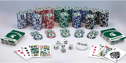 Vista 2 de Masterpieces NCAA Juego de fichas de póquer unisex para adultos, estilo casino, de 300 piezas