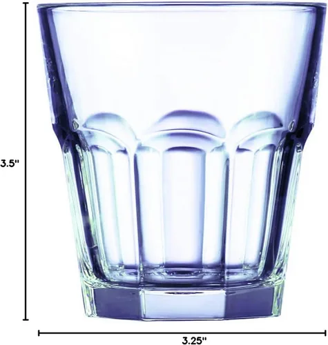 Vista 7 de Arcoroc Arc Cardinal - Vaso Gotham Rocks totalmente templado, 8 onzas, transparente, caja de 36