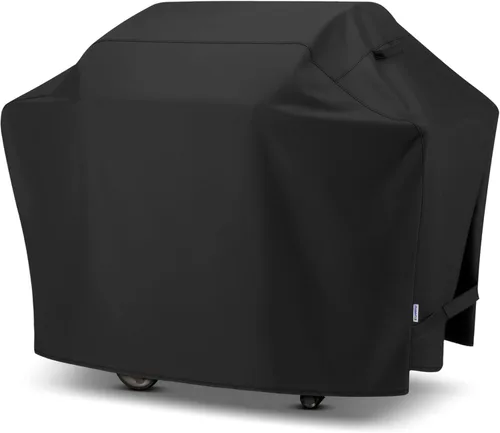 Vista 9 de SunPatio - Funda para parrilla de 50 pulgadas, cubierta de gas para barbacoa resistente al agua para exteriores, resistente a los rayos UV y a