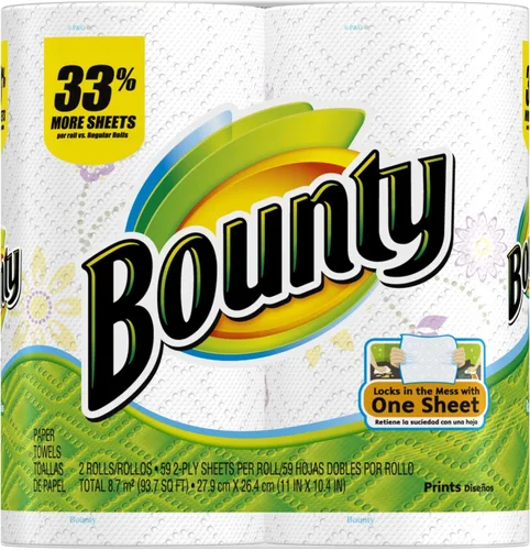 Vista 4 de Bounty Select-A-Size - Toallas de papel, color blanco, 8 rollos dobles Plus = 20 rollos regulares