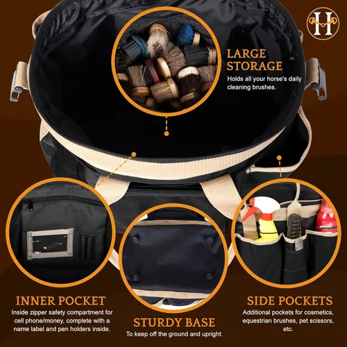 Vista 4 de Huntley Equestrian Bolsa de aseo de lujo