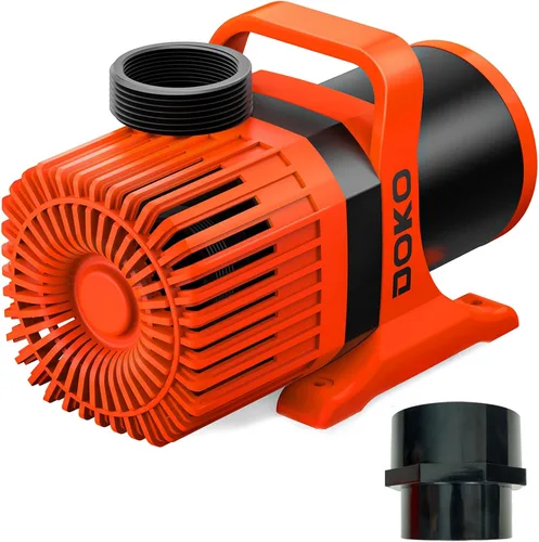 Vista 9 de DOKO Bomba de agua sumergible de 2600 GPH, bomba de estanque de alto flujo de 200 W con altura de elevación de 20 pies y cable de alimentación de 20