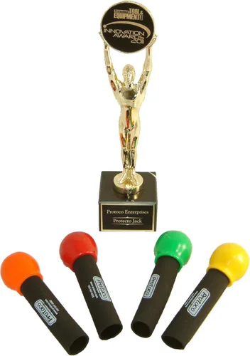 Vista 3 de Protoco PJ-125-G Protecto Jack Handle Gato de piso con mango de 1.25 pulgadas de diámetro Perilla verde