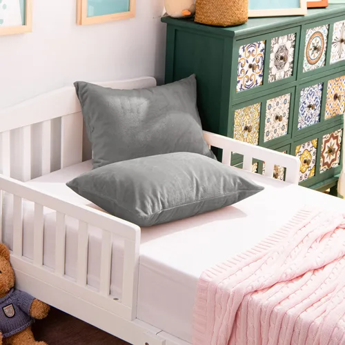 Vista 99 de NTBAY 1 paquete de funda de almohada corporal de terciopelo con cremallera, súper suave y acogedora, funda de almohada larga de franela mullida