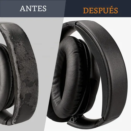 Vista 4 de SOULWIT Kit de repuesto para Bose QC45/QC35/QC SE - Negro