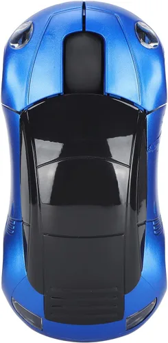Vista 5 de Ratón inalámbrico portátil en forma de coche inteligente de 2.4G con mini receptor, diseño ergonómico, material ABS, para oficina, laptop