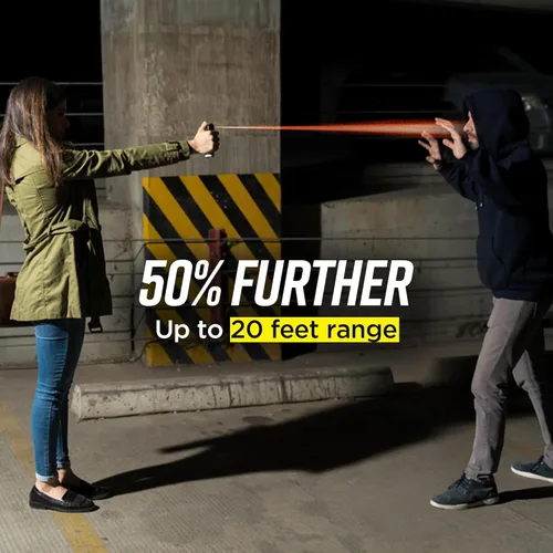 Vista 3 de Guard Dog Security Spray de pimienta para autodefensa, espray OC con clip para cinturón, máxima fuerza policial, seguridad abatible para un objetivo