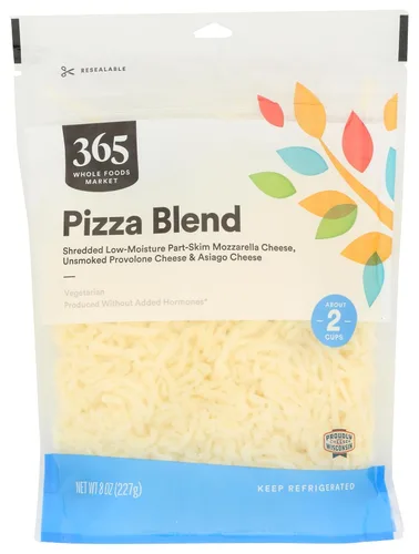 Vista 7 de 365 by Whole Foods Market Mezcla de 3 quesos rallados, 5 onzas