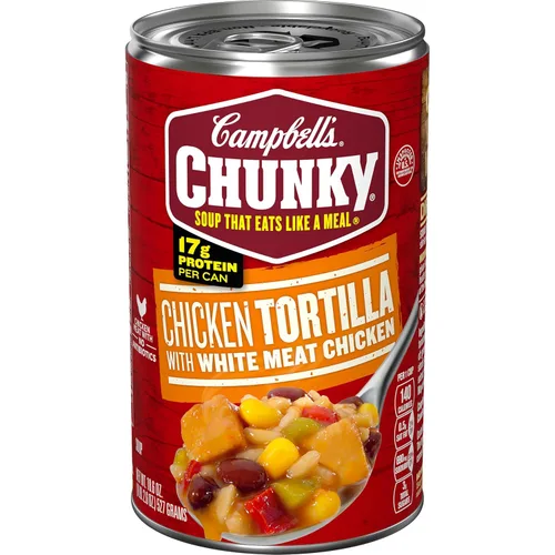 Vista 34 de Campbell's Chunky - Sopa de pollo al estilo tailandés con arroz y verduras, 18.6 onzas, paquete de 12